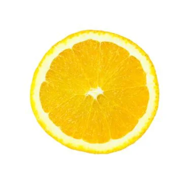 Slice of orange Stock Photos