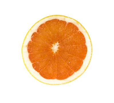 Slice of orange Stock Photos