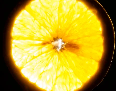 A slice of orange Stock Photos