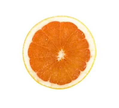 Slice of orange Stock Photos