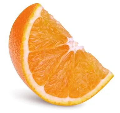 Slice of orange Stock Photos