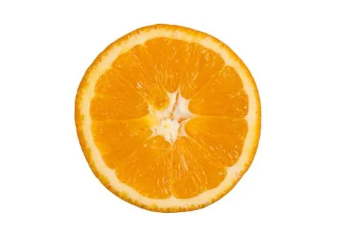 Slice of orange Stock Photos