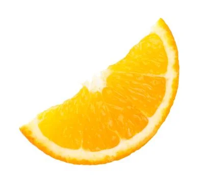 Slice of orange Stock Photos