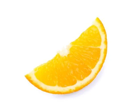 Slice of orange Stock Photos