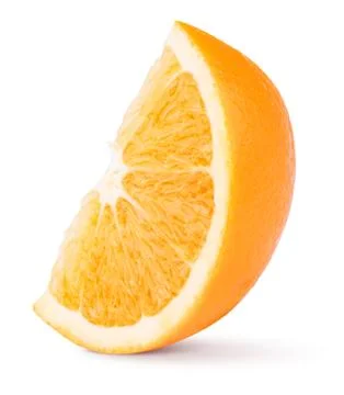 Slice of orange Stock Photos