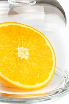 Slice of an orange 스톡 사진