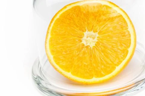 Slice of an orange 스톡 사진