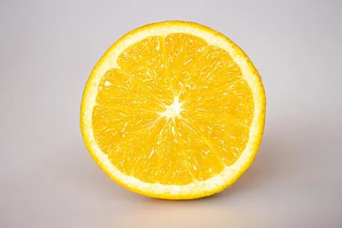 Slice of orange Stockfoto's