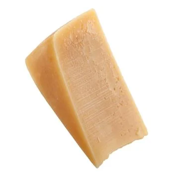 Slice of parmesan cheese Stock Photos