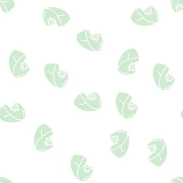 Slice a peach glyph seamless pattern Stock Illustration