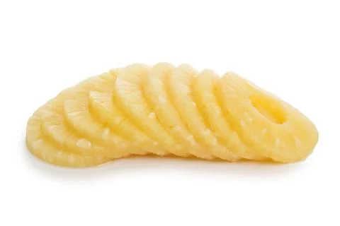 Slice of pineapple Stock Photos