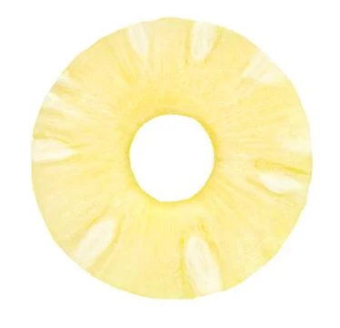 Slice of pineapple Stock Photos