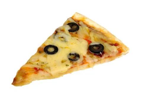 Slice of pizza Stock Photos