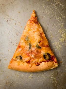 Slice of pizza Stock Photos