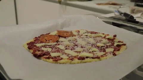 A slice of pizza sitting on top of a table Stock Footage 155462060