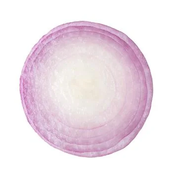 Slice red onion Stock Photos
