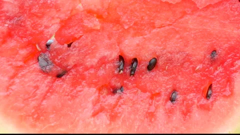 Slice of ripe watermelon Stock Footage 133895840
