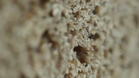 Slice of sourdough bread slice 4K video Stock Footage 171446639