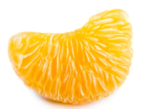 Slice of tangerine Foto stock