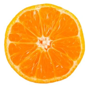 Slice of tangerine Foto stock
