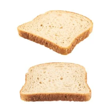 Slice of the toast bread Stock Photos