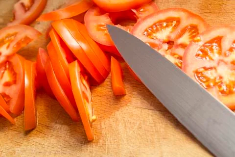 Slice tomato Stock Photos