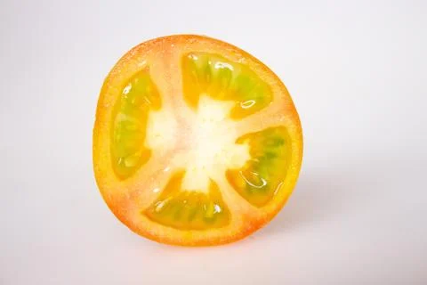 Slice of tomato Stockfoto's