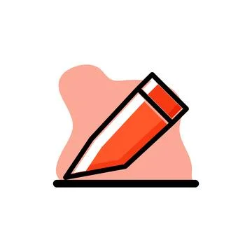 Slice Tool Conceptual Vector Illustration Design Icon Stock Illustration