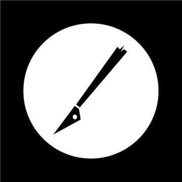 Slice Tool Icon illustration design Stock Illustration