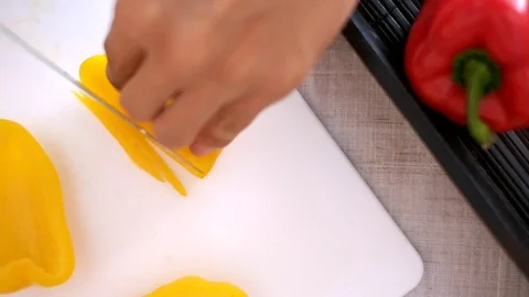 Slice Vegetable Stock Footage 73899720