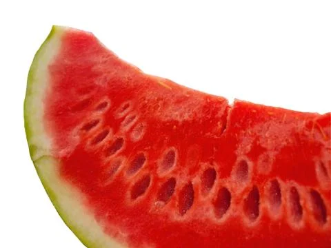 Slice of watermelon close up Stock Photos