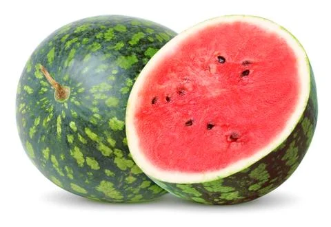 Slice of watermelon Stock Photos