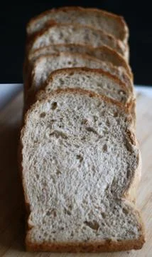 Slice white breads Stock Photos