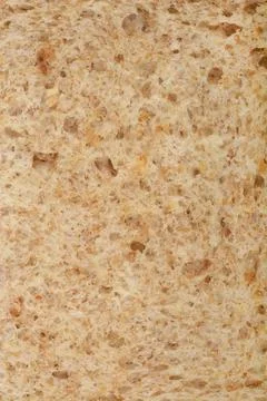 Slice of whole wheat bread 스톡 사진