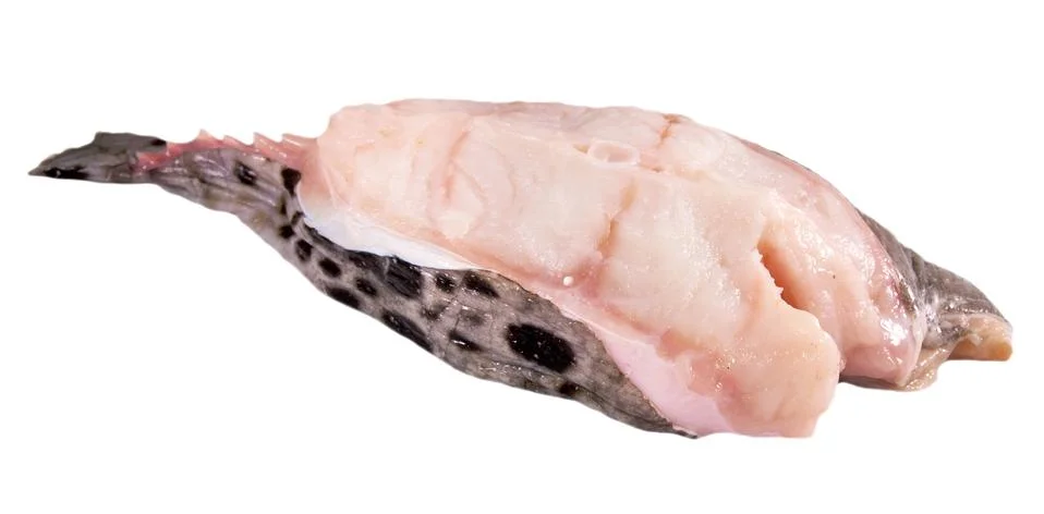 Slice of wolffish Stock Photos