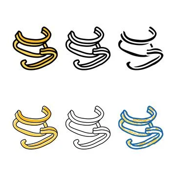 Slice yellow clean pepper color icon vector Stock Illustration