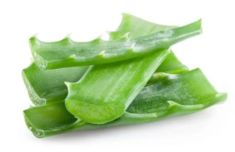 Sliced aloe Stock Photos