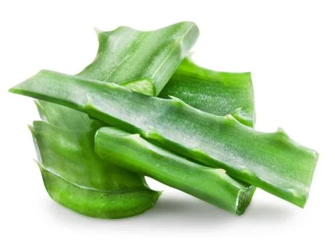 Sliced aloe Stock Photos