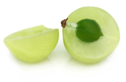Sliced amla Stock Photos