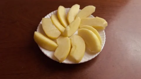 Sliced apple Stock Footage 260630949