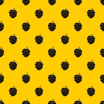 Sliced apple pattern Stock Illustration