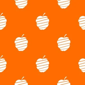 Sliced apple pattern seamless イラスト素材