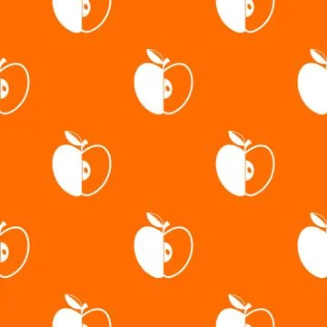 Sliced apple pattern seamless イラスト素材