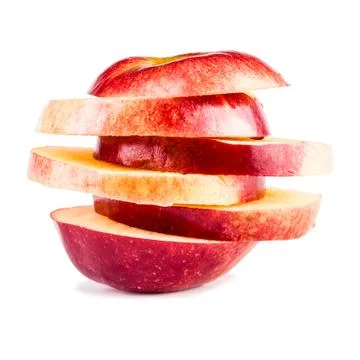 Sliced apple Stock Photos