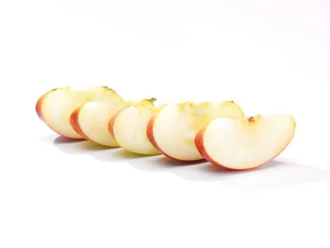 Sliced apple Stock Photos