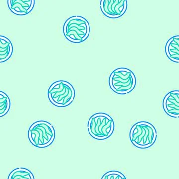Sliced avocado raw foodist vector seamless pattern Illustrazione stock