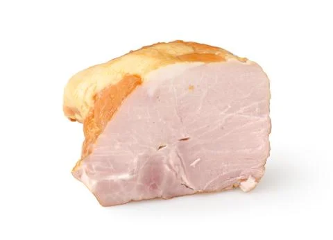 Sliced bacon isolated Stock Photos
