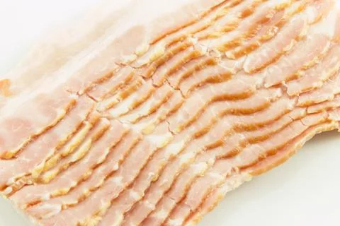 Sliced bacon Stock Photos