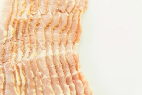 Sliced bacon Stock Photos