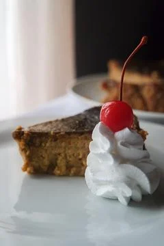Sliced of Basque Burnt Cheese Cake, a Spanish Traditional Cheesecake. Baked.. Stock Photos